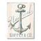 Designart - RW Floursack Nautical V - Cottage Canvas Wall Art